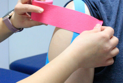 Kinesio taping